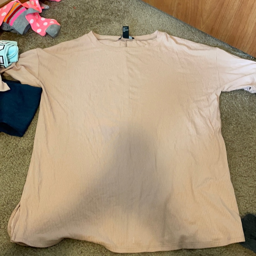 Ribbed forever 21 shirt